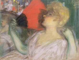 Na Ópera (pastel sobre papel)