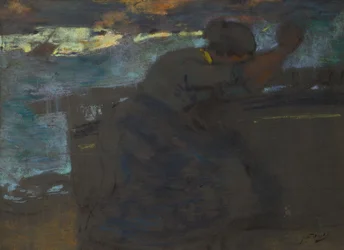The Wreck (pastel)