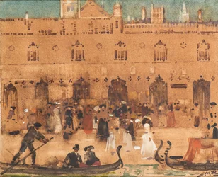 Cena veneziana (aquarela)