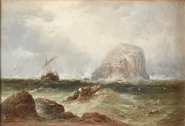 Off the Bass Rock (óleo sobre tela)