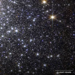 Aglomerado Globular M92 (Detalhe NIRCam)