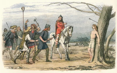 Edmund, rei de East Anglia, morto pelos dinamarqueses, século IX 1864