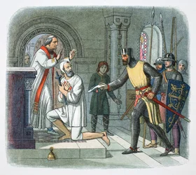 Hubert de Burgh tirado do santuário de Boisars, França, 1232 1864