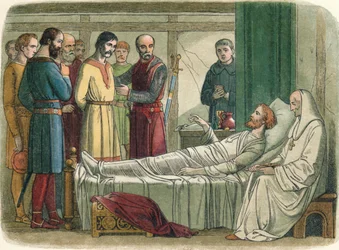 Richard perdoa o arqueiro que o matou, 1199 1864