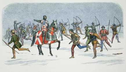 Estratégia de Lord Fauconberg na Batalha de Towton, Yorkshire, 1461 1864.