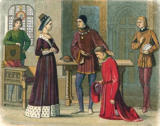 O conde de Warwick submete-se à rainha Margaret, 1470 1864