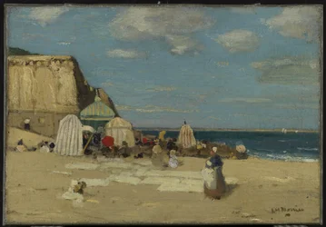 A praia, Saint-Malo, c. 1900