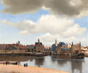 Vista de Delft, c.1660-61 (óleo sobre tela)