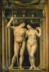 Neptuno e Anfitrite (óleo sobre tela)