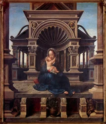 The Virgin of Leuven Painting by Jan Gossaert dit mabuse (1478-1536)