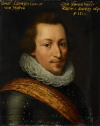 Retrato de Louis Günther, c.1609-1633 (óleo sobre painel)