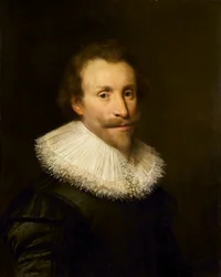 Retrato de um homem, c.1630 -1635 (óleo sobre painel)