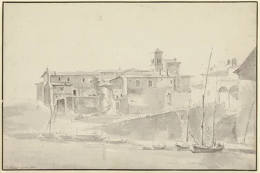 A casa de portagem junto ao Tibre