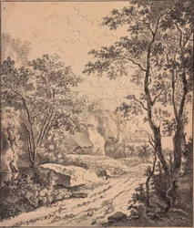 Paisagem italiana, entre Ancona e Sinigaglia