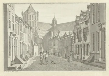 Ruína da casa de Lucas van Steveninck em Middelburg, 1787