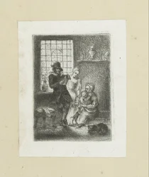 Interieur met een gezin
A Obra Completa de Etchings de John Chalon / Oeuvre Complette des Eaux Fortes par Jean Chalon (título da série)