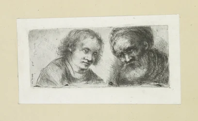 jong em oude homem The Compleat Work of Etchings por John Chalon / Oeuvre Complette des Eaux Fortes par Jean Chalon (título da série)