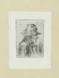 O homem encontrou o hoge hoed, naar rechts
A Obra Completa de Etchings de John Chalon / Oeuvre Complette des Eaux Fortes par Jean Chalon (título da série)