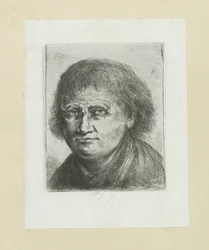 Volwassen man, naar links
A Obra Completa de Etchings de John Chalon / Oeuvre Complette des Eaux Fortes par Jean Chalon (título da série)