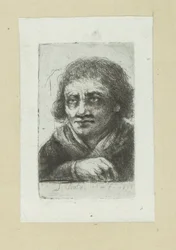 Homem adulto, a sua mão direita visível
A Obra Completa de Etchings de John Chalon / Oeuvre Complette des Eaux Fortes par Jean Chalon (título da série)