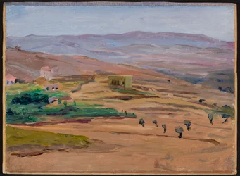 Deserto perto de Damasco. De uma viagem à Palestina