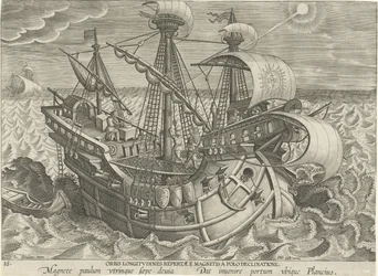 Determinação da longitude por meio de uma bússola. Novas invenções e descobertas (título da série)
