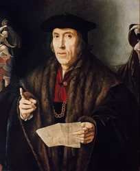 Retrato de um homem, possivelmente juiz John More, pai de Sir Thomas More (1478-1535)