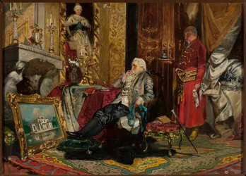 Rei Estanislau Augusto Poniatowski em Petersburgo