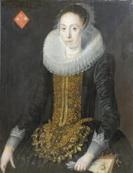 Retrato de Eritia Aukje Hoppers, no De Blocq, 1622