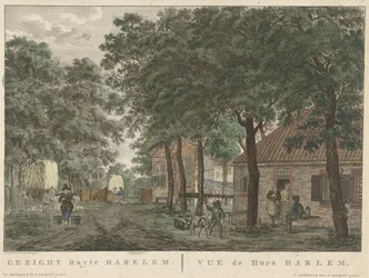 Vista exterior de Haarlem
Gezight buyte Harelem / vue de Hors Harlem (título sobre o objecto)