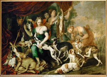A caça de Diana (pintura sobre tela)