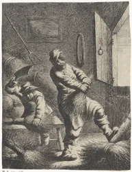 fichário de vassoura Ocupações (título da série)