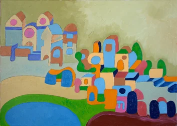 Colônia de Artistas, 2010 (óleo sobre tela)
