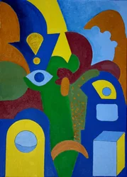 Apenas um dia normal, 2009 (óleo sobre tela)