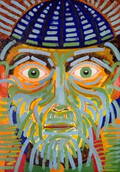 O Olhar do Mago, 2005 (óleo sobre madeira)