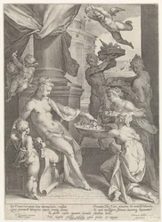 Vénus Honrada por Ninfas e um Faun