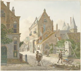 O Waardpoort e o Oude Gracht em Utrecht
