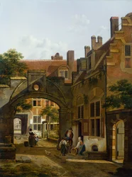 Pátio em Utrecht