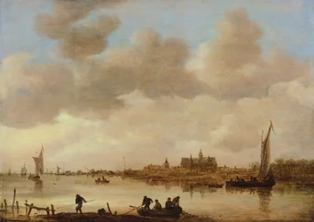 Paisagem, por Jan van Goyen (1596-1656)