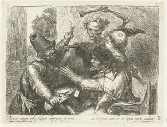 Jogadores de cartas torcidos e morte
