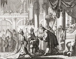Coroação do rei Guilherme III e da rainha Maria II, 11 de abril