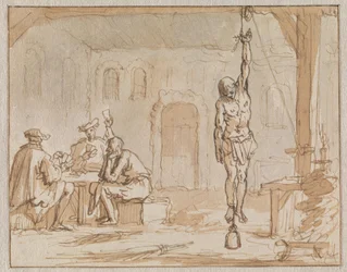 Geleyn, o sapateiro, é torturado em Breda em 1572