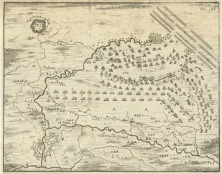Mapa da Batalha de Landen