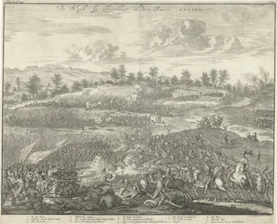 Batalha de Turnhout, 1597
A Batalha de Turnhout no ano MDXCVII (título sobre o objecto)
