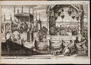 A grande bênção das águas em Moscou, 1677