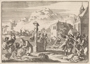 Perseguição de protestantes por Marsaut em Niort, 1682