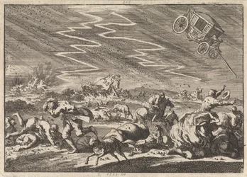 Forte tempestade em Donsenhausen em Turíngia, 1674