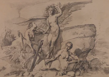 História da civilização humana - Poesia, música e história (pintura 7)