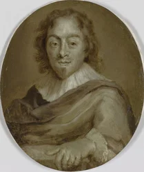 Retrato de Constantijn Huygens, poeta, secretário do príncipe Frederick Henry e do príncipe William II e primeiro conselheiro e tesoureiro de William III