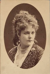 Retrato da pianista e compositora Sophie Menter 1846-1918, 1893.